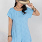 Round Neck Short Sleeve Romper
