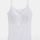 Full Size Scoop Neck Adjustable Strap Cami
