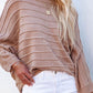 Round Neck Long Sleeve Knit Top