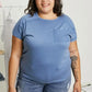 Sew In Love Full Size Exposed Seam Round Neck Short Sleeve T-Shirt