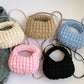 Quilted Puffy Removable Strap Crossbody Bag