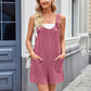 Lovelet Knotted Wide Strap Scoop Neck Overalls