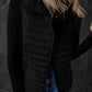 Pocketed Zip Up Vest Coat