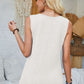 Full Size Heathered Notched Wide Strap Tank