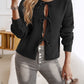 Devine Tied Round Neck Dropped Shoulder Cardigan