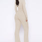 V-Neck Long Sleeve Top and Pants Set