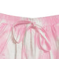 Shiny Tie-Dye Round Neck Short Sleeve Top and Pants