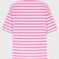 Striped Round Neck Half Sleeve T-Shirt