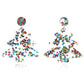 Christmas Tree Acrylic Earrings