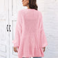 Open Front Long Sleeve Cardigan