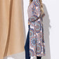 And The Why Printed Kimono Open Front Longline Cardigan
