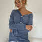 Pocketed V-Neck Button Up Cardigan