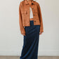 HYFVE Suede Button Down Cropped Jacket