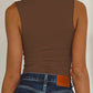 Square Neck Wide Strap Tank