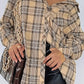 Full Size Plaid Collared Neck Long Sleeve Shirt
