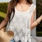 Cutout Wide Strap Cover-Up