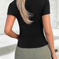 Square Neck Short Sleeve T-Shirt