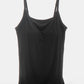 Full Size Scoop Neck Adjustable Strap Cami