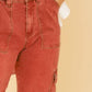 Annie Wear Straight Leg Jeans with Cargo Pockets