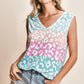 BiBi Leopard V-Neck Tank - Brand BiBi