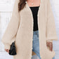 Open Front Long Sleeve Cardigan