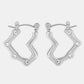 Stainless Steel Heart Earrings