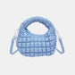 Quilted Puffy Removable Strap Crossbody Bag