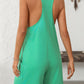 Mandy Pocketed Racerback Wide Strap Romper
