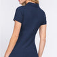 ACTIVE BASIC Full Size Classic Short Sleeve Polo Top