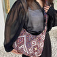 Geometric Adjustable Strap Crossbody Bag