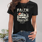 Full Size Graphic Round Neck Short Sleeve T-Shirt