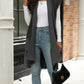 Pocketed Open Front Cap Sleeve Cardigan