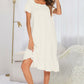Lace Detail Square Neck Lounge Dress