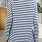 Mandy Striped Round Neck Long Sleeve T-Shirt