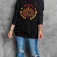 Pumpkin Graphic Long Sleeve Sweatshirt