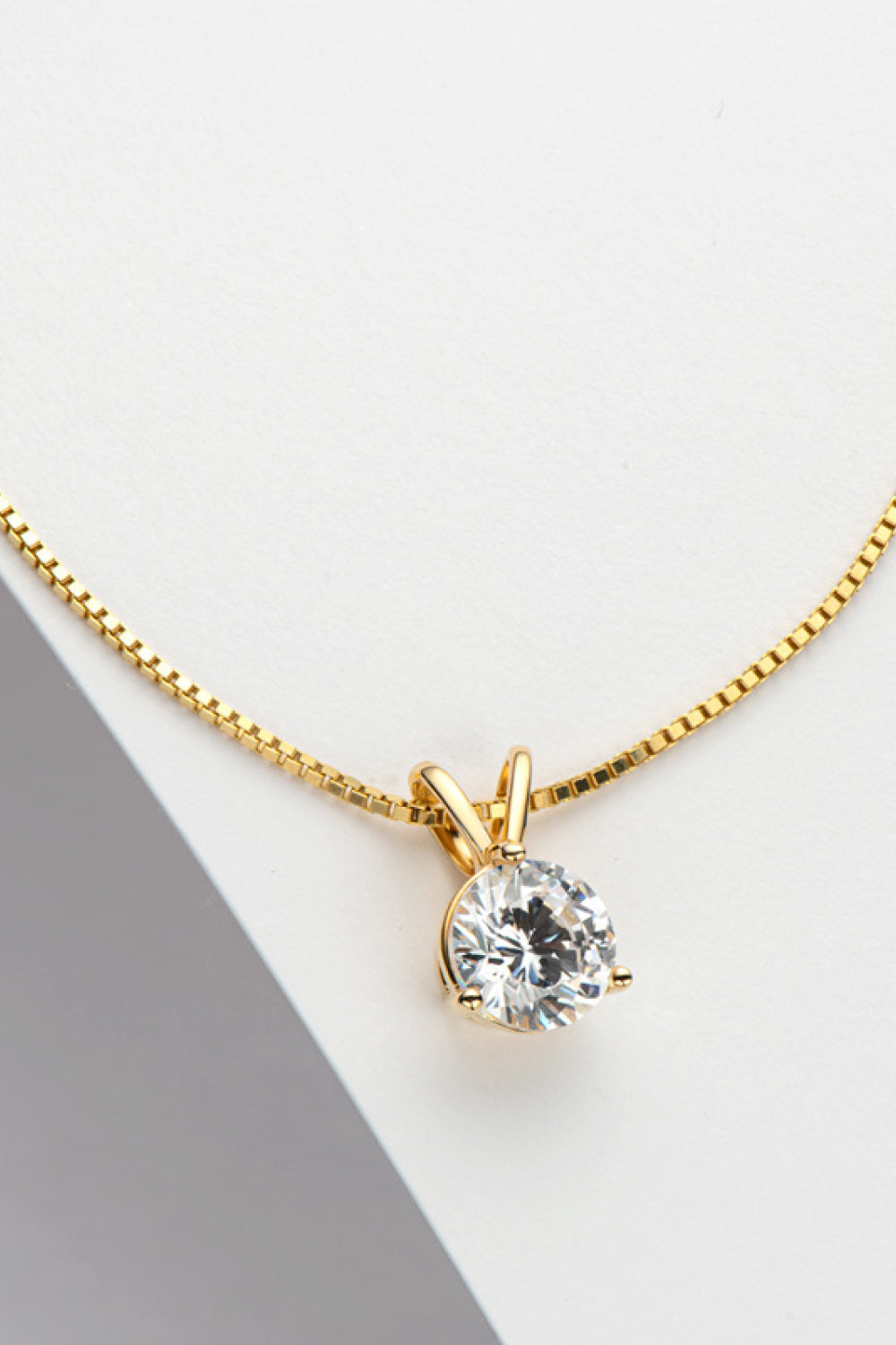 Adored Show Off 1 Carat Moissanite Pendant Necklace *