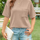 Full Size Round Neck Half Sleeve T-Shirt