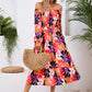 Full Size Printed Long Sleeve Midi Dress