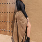 Plus Size Slit Wide Leg Pants