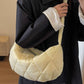 Quilted Polyester Crossbody Bag