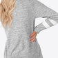 Striped Contrast Raglan Sleeve Top