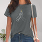 Full Size Graphic Round Neck Short Sleeve T-Shirt