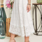 ADORA Elastic Waist Lace Midi Skirt