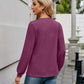 V-Neck Long Sleeve T-Shirt