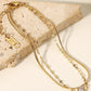 Icing on the Cake Rhinestone Double-Layered Bracelet