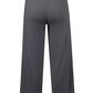 Drawstring Elastic Waist Wide Leg Pants