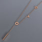 Titanium Steel Letter Necklace