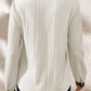 Contrast Notched Long Sleeve Blouse
