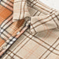 Plaid Button Up Long Sleeve Shacket