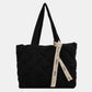 Quilted Nylon Large Tote Bag
